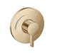 hansgrohe Ecostat S Pressure Balance Trim, brushed bronze