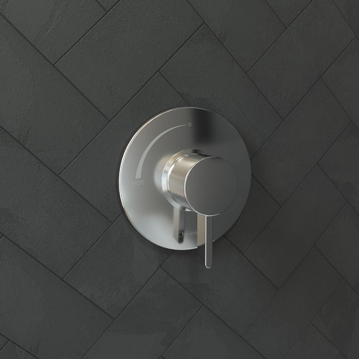 hansgrohe Ecostat S Pressure Balance Trim, chrome - view 2