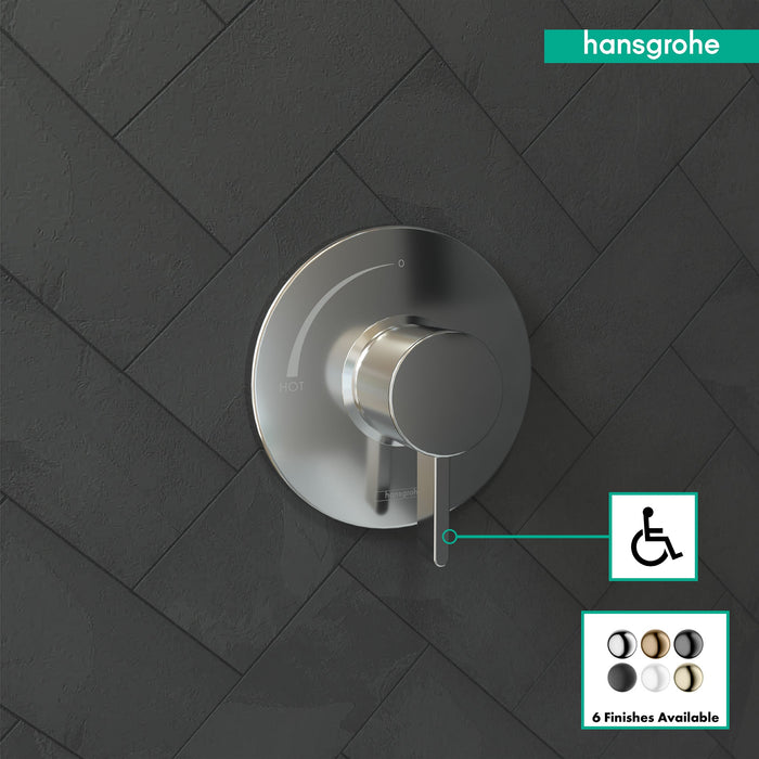 hansgrohe Ecostat S Pressure Balance Trim, chrome - view 3