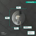 hansgrohe Ecostat S Pressure Balance Trim, chrome - view 4