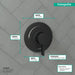 hansgrohe Ecostat S Pressure Balance Trim, matte black - view 4