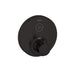 hansgrohe ShowerSelect S Thermostatic Trim for 1 Function, Round, matte black