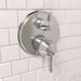hansgrohe Ecostat Classic Thermostatic Trim with Volume Control and Diverter, Round, chrome - view 2