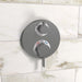 hansgrohe Ecostat S Thermostatic Trim with Volume Control, brushed black chrome - view 2