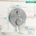 hansgrohe Ecostat S Thermostatic Trim with Volume Control, chrome - view 4