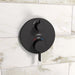 hansgrohe Ecostat S Thermostatic Trim with Volume Control, matte black - view 2
