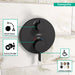 hansgrohe Ecostat S Thermostatic Trim with Volume Control, matte black - view 3