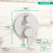 hansgrohe Ecostat S Thermostatic Trim with Volume Control, matte white - view 4