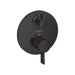 hansgrohe Ecostat S Thermostatic Trim with Volume Control and Diverter, matte black