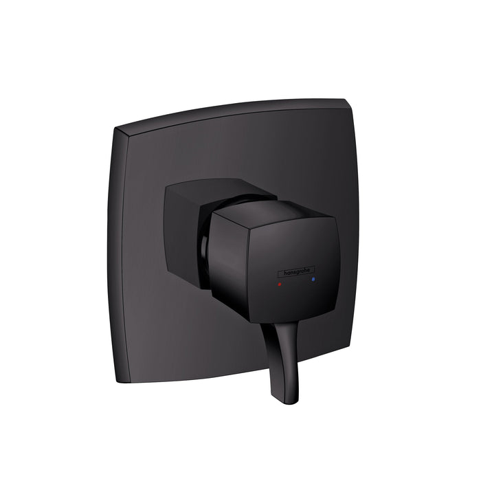 hansgrohe Ecostat Classic Pressure Balance Trim, Square, matte black