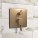 hansgrohe Ecostat Pressure Balance Trim Square with Diverter, brushed bronze - view 2