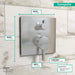 hansgrohe Ecostat Pressure Balance Trim Square with Diverter, chrome - view 4