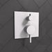 hansgrohe Ecostat Pressure Balance Trim Square with Diverter, matte white - view 2