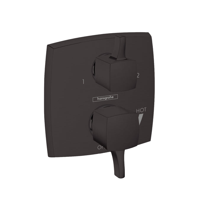 hansgrohe Ecostat Classic Pressure Balance Trim Classic Square with Diverter
