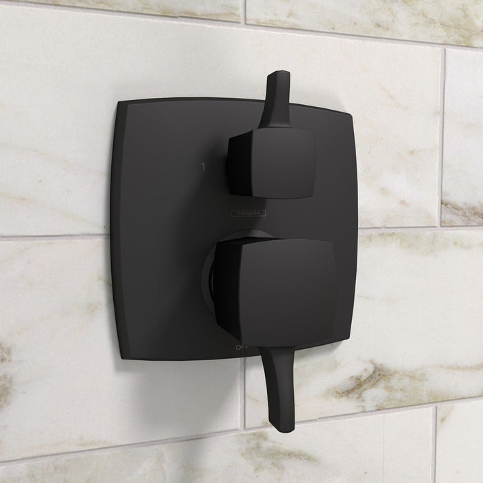 hansgrohe Ecostat Classic Pressure Balance Trim Classic Square with Diverter