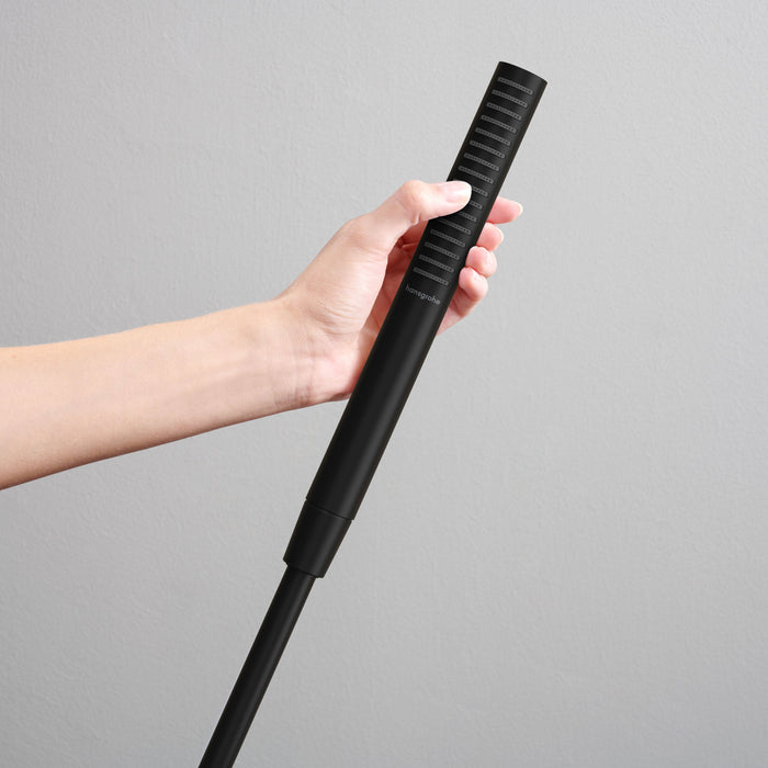 hansgrohe Pulsify S Baton Handshower 100 1-Jet, 1.75 GPM, matte black - view 3