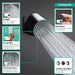 hansgrohe Pulsify S Showerhead 105 1-Jet, 2.5 GPM, matte black - view 2
