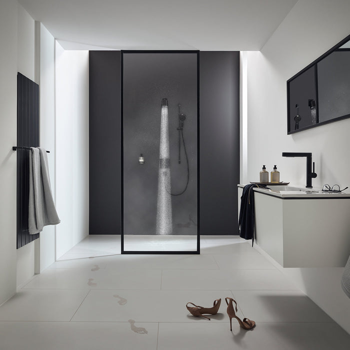 hansgrohe Pulsify S Showerhead 105 1-Jet, 2.5 GPM, matte black - view 5