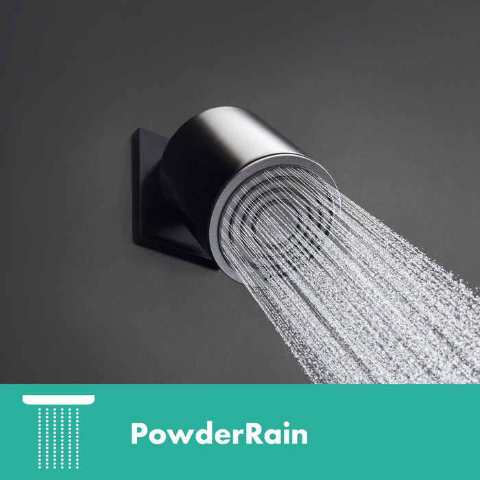 hansgrohe Pulsify S Showerhead 105 1-Jet, 2.5 GPM, matte black - view 6