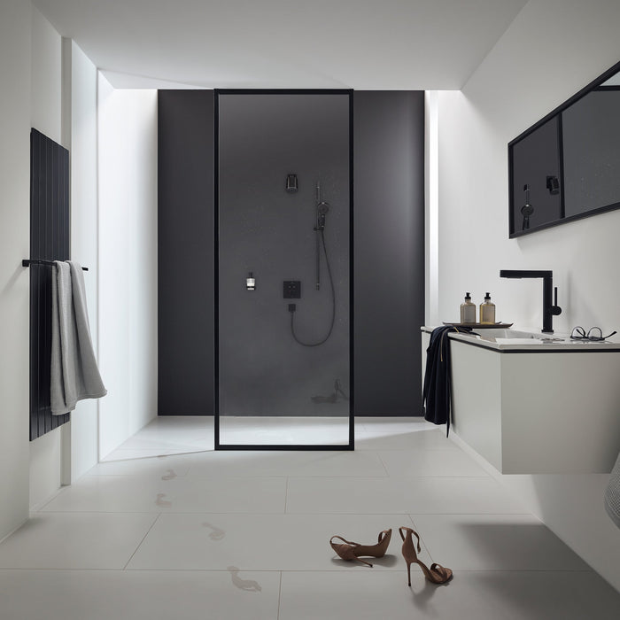 hansgrohe Pulsify S Showerhead 105 1-Jet, 1.75 GPM, matte black - view 5