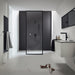 hansgrohe Pulsify S Showerhead 105 1-Jet, 1.75 GPM, matte black - view 5