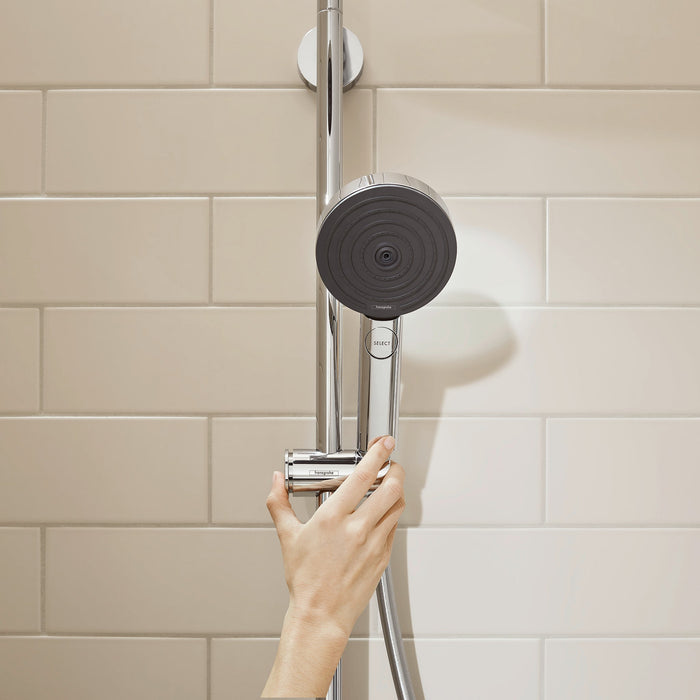 hansgrohe Pulsify S Wallbar Set 105 3-Jet 24", 2.5 GPM, brushed nickel - view 3