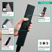 hansgrohe Pulsify E Baton Handshower 100 1-Jet, 1.75 GPM, matte black - view 3