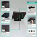 hansgrohe Pulsify E Showerhead 260 1-Jet, 1.75GPM, matte black - view 2