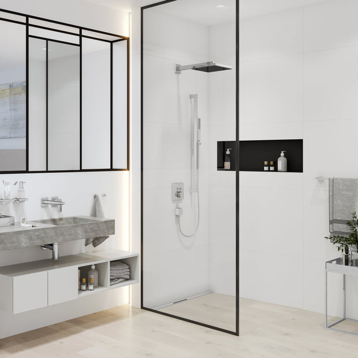hansgrohe Pulsify E Showerarm E,15", chrome - view 3