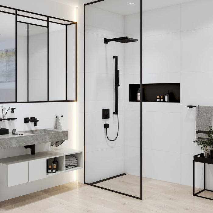 hansgrohe Pulsify E Showerarm E,15", matte black - view 3