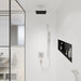 hansgrohe Pulsify E Extension Pipe for Ceiling Mount E, 4", chrome - view 2