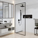 hansgrohe Pulsify E Extension Pipe for Ceiling Mount E, 4", matte black - view 3