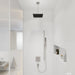 hansgrohe Pulsify E Extension Pipe for Ceiling Mount E, 12", brushed nickel - view 2