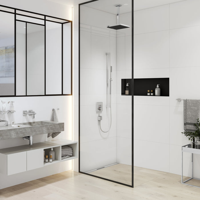hansgrohe Pulsify E Extension Pipe for Ceiling Mount E, 12", chrome - view 3