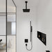hansgrohe Pulsify E Extension Pipe for Ceiling Mount E, 12", matte black - view 2