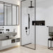 hansgrohe Pulsify E Extension Pipe for Ceiling Mount E, 12", matte black - view 3