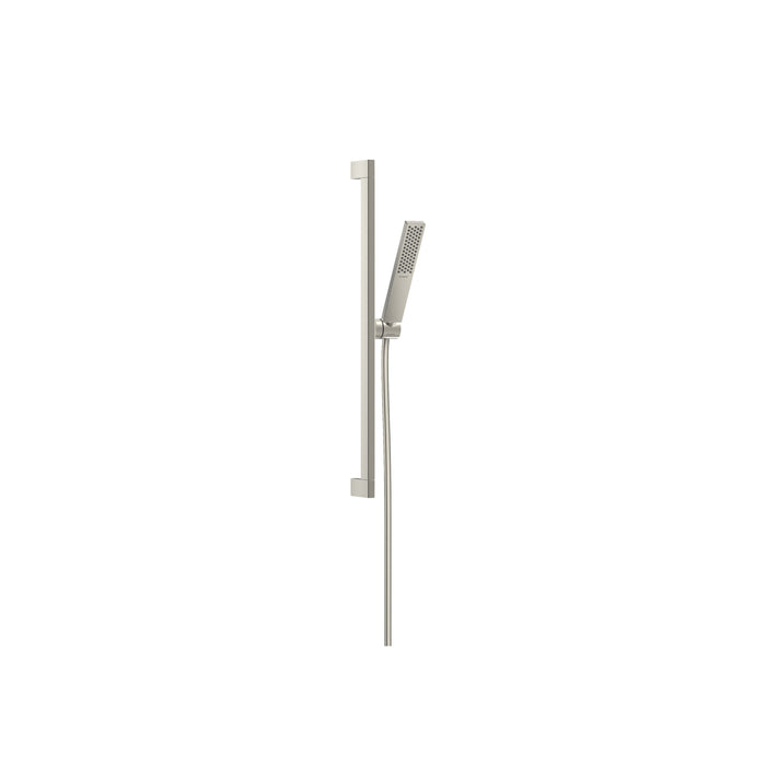 hansgrohe Pulsify E Wallbar Set 100 1-Jet 24", 2.5 GPM, brushed nickel