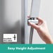 hansgrohe Pulsify E Wallbar Set 100 1-Jet 24", 2.5 GPM, chrome - view 5
