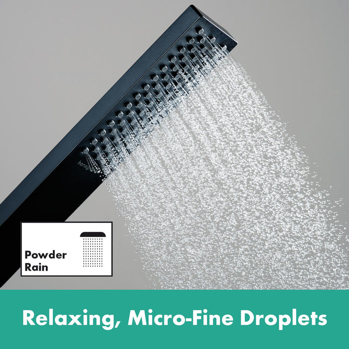 hansgrohe Pulsify E Wallbar Set 100 3-Jet 24", 1.75 GPM, matte black - view 3