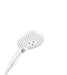 hansgrohe Raindance Select S Handshower 120 3-Jet PowderRain, 1.75 GPM, matte white