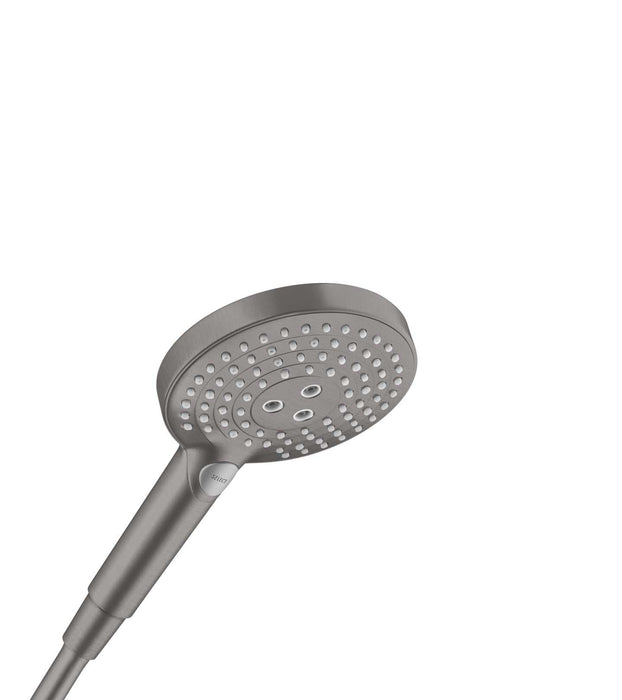 hansgrohe Raindance Select S Handshower 120 3-Jet PowderRain, 2.5 GPM, brushed black chrome