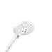 hansgrohe Raindance Select S Handshower 120 3-Jet PowderRain, 2.5 GPM, matte white