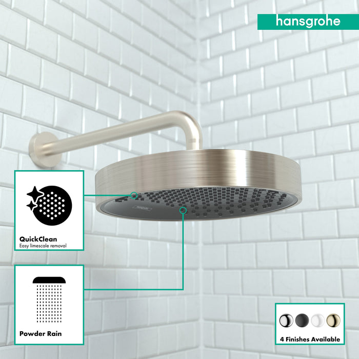 hansgrohe Rainfinity Showerhead 250 1-Jet, 2.5 GPM, brushed nickel - view 3