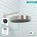 hansgrohe Rainfinity Showerhead 250 1-Jet, 2.5 GPM, brushed nickel - view 3