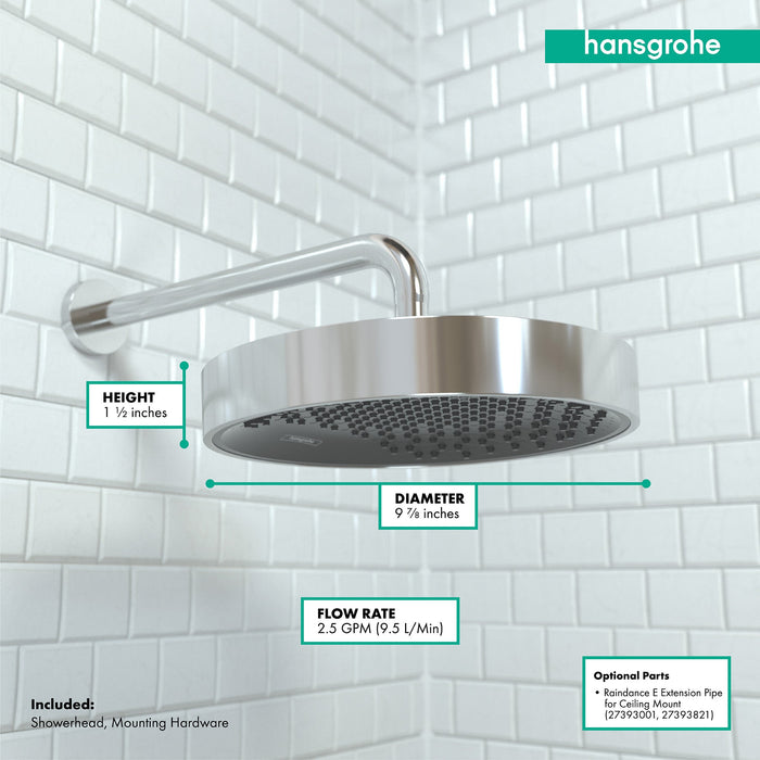 hansgrohe Rainfinity Showerhead 250 1-Jet, 2.5 GPM, chrome - view 4
