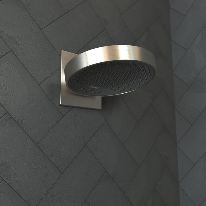 hansgrohe Rainfinity Showerhead 250 3-Jet with Wall Connector Trim, 2.5 GPM, brushed nickel - view 2