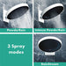 hansgrohe Rainfinity Showerhead 250 3-Jet with Wall Connector Trim, 2.5 GPM, chrome - view 4