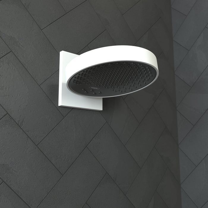 hansgrohe Rainfinity Showerhead 250 3-Jet with Wall Connector Trim, 2.5 GPM, matte white - view 2