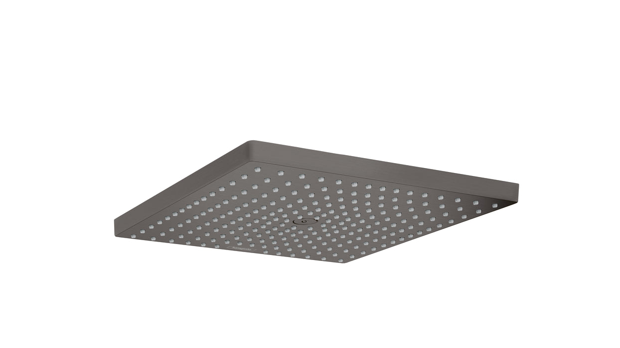 hansgrohe Raindance E Showerhead 300 1-Jet, 1.8 GPM, brushed black chrome