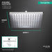 hansgrohe Vernis Blend Showerhead 230 1-Jet, 2.5 GPM, chrome - view 2